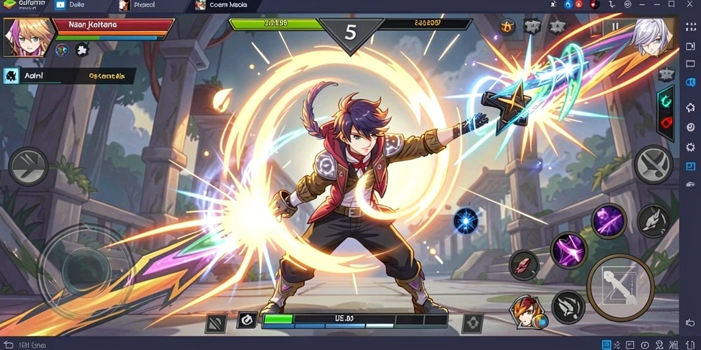 Level-game yang menantang penuh warna.
