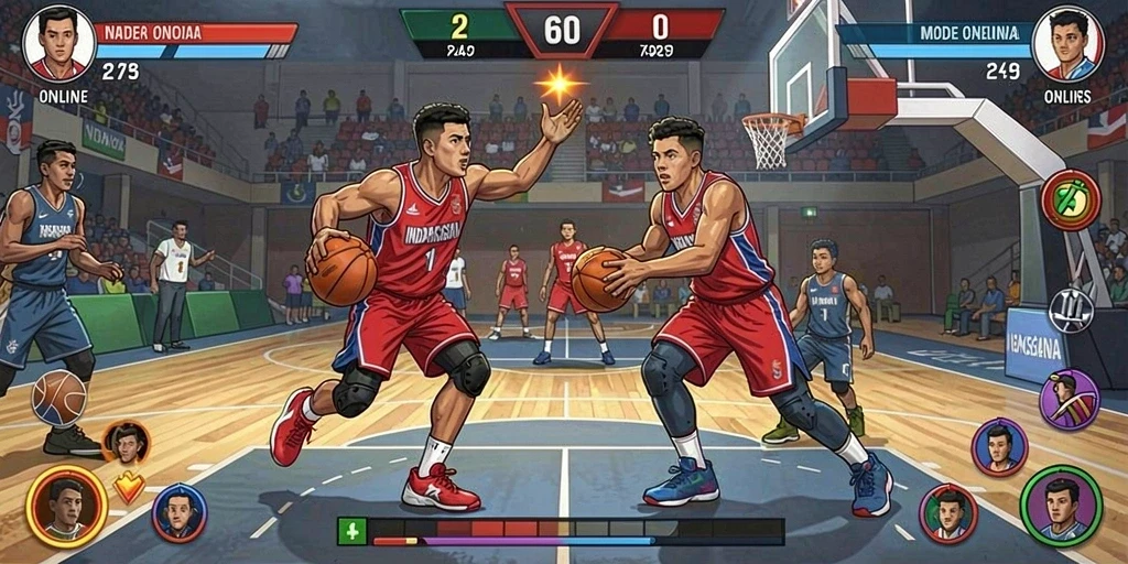Mode multiplayer yang seru dengan teman.
